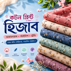 কটন প্রিন্ট হিজাব